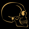 Skull Print Logo (Schädeltribal)